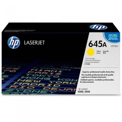 Toner HP 645A Amarelo C9732AC Original 12.000 Páginas para Laserjet