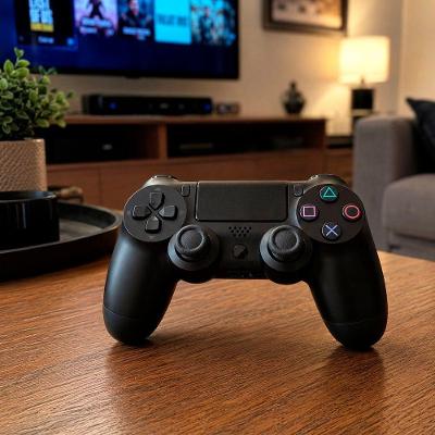 Controle Playstation PS4 para PS4 Smart TV PC Dupla Vibração Preto