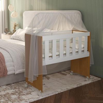 Mini Berço Moisés Multifuncional Rubi MDF Branco Mais de Casa