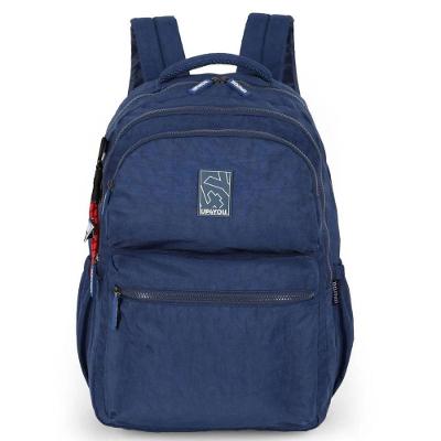 Mochila Luxcel Crinkle 4Y Poliéster 47cm Azul Juvenil
