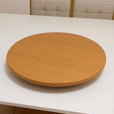 Centro de Mesa Prato Giratório 70cm Sistema Interno Mel MDF