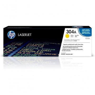 Toner HP 304A Amarelo CC532AC para Laserjet CP2025 e CM2320 HP