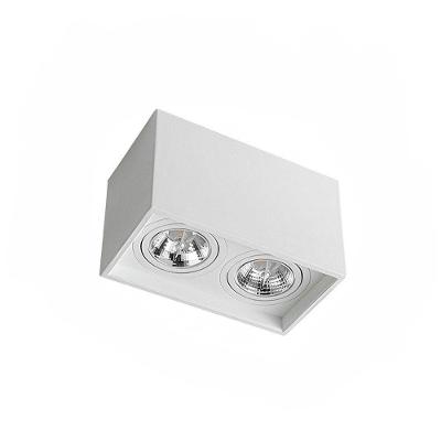Spot de Sobrepor Recuado Loyo Up Duplo AR70 GU10 Branco Nordecor Iluminação