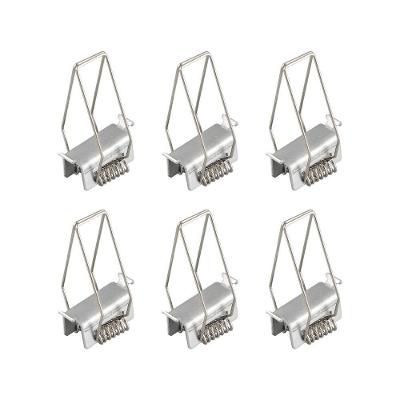 Kit 6 Garras 4355 para Perfil de Embutir Alumínio IP20 Nordecor Iluminação