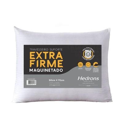 Travesseiro Suporte Extra Firme 50x70CM Fibra Siliconada Branco Hedrons