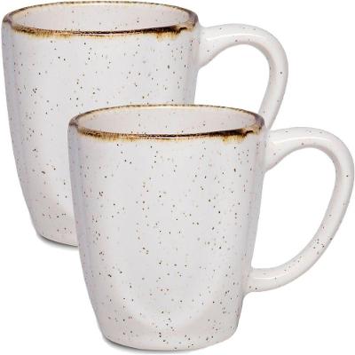 Conjunto 2 Canecas Ryo Porcelana 260ML Micro-ondas Lava-louças Branco Maresia