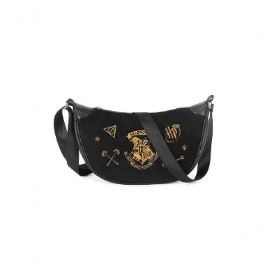 Bolsa Luxcel BS69187HP Poliuretano Meia Lua 6.9L Preto Feminina