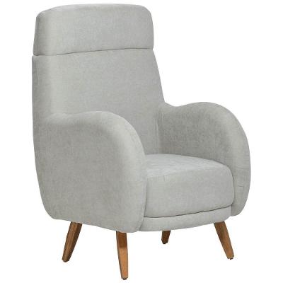 Poltrona de Amamentação Ternura D02 Manu Linho Verde Claro Lyam Decor