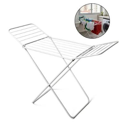 Varal de Chão Dobrável com Abas Retráteis em Aço 180x50cm LYS