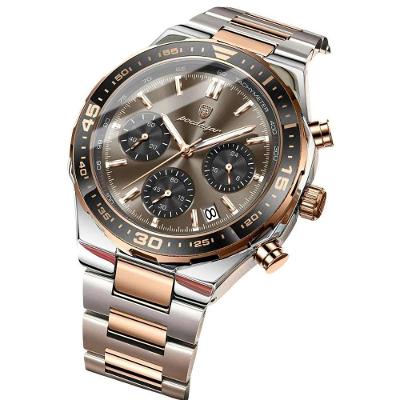 Relógio de Pulso Quartz Analógico Aço Inox à Prova D'água Rosa