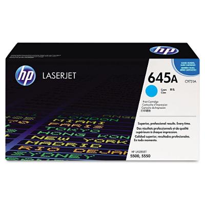 Toner HP 645A Ciano C9731AC Color Laserjet 5500 5550 12.000 Páginas HP