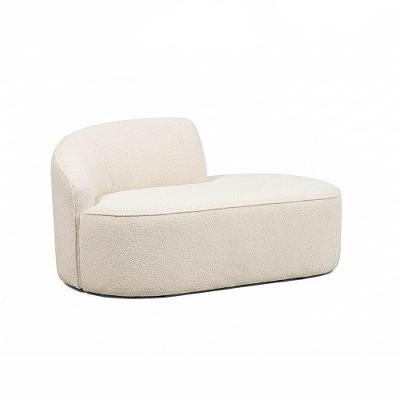 Sofá Eron 3 Lugares 180CM Off White Bouclé Nexta Casa
