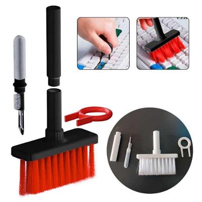 Escova de Limpeza Multifuncional 5 em 1 Nylon Eletrônicos Azul Shopmix