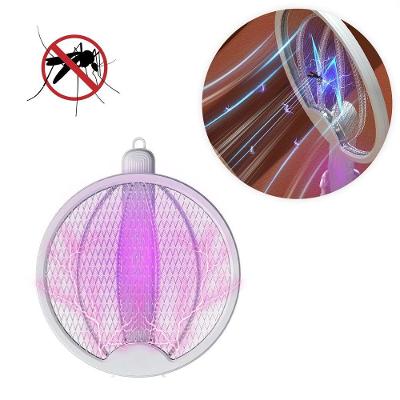 Raquete Elétrica Dobrável Mata Mosquito USB 4W Branco Shopmix