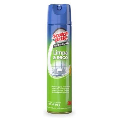 Limpa a Seco Spray Espuma Multisuperfícies sem Água 400ML Scotch Brite