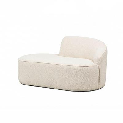Sofá Eron Orgânico 3 Lugares 180CM Off White Bouclé