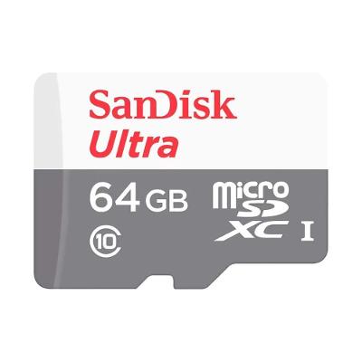 Cartão de Memória Micro SD Ultra 64GB 100MB-S Classe 10 Sandisk