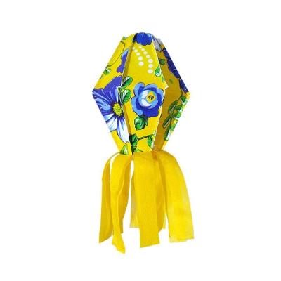Balão Decorativo Junino Chita Plástico e TNT 20cm Amarelo São João