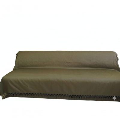 Manta Gigante Jacquard Mesclado Xale 1,80x2,80 Verde Musgo Nosso Lar Enxovais