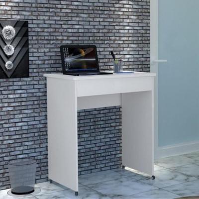 Escrivaninha Retangular Compact Not 0,70 1 Gaveta MDP 68CM Branco Mais de Casa