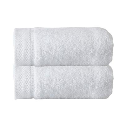 Kit 2 Toalhas de Rosto Star Cotton 48x90CM Algodão 430g-m2 Branca Kacyumara