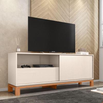 Rack para TV 55" Mondrian 1.5 150CM MDP Off White Caemmun Móveis