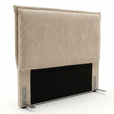 Cabeceira Casal Virella 140cm no Box MDF Bouclé Bege Desk Design