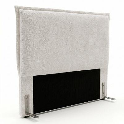 Cabeceira Casal Virella Fixação no Box MDF Poliéster Off White Desk Design