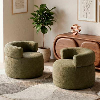 Kit 02 Poltronas Decorativas Kayce Bouclê Premium Verde Menta Desk Design