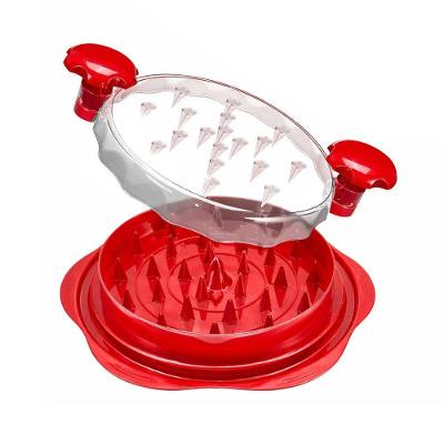 Desfiador Manual BSL3922 Triturador Frango e Legumes ABS Antiderrapante Vermelho Leva Pra Casa