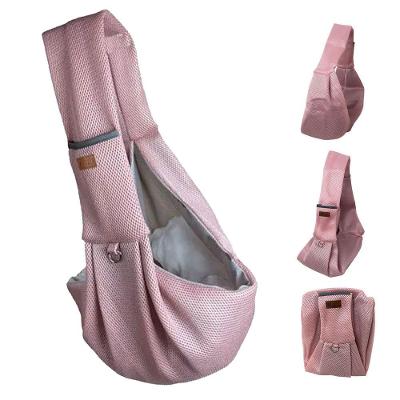 Bolsa de Transporte Pet Leva Pra Casa BSL3907 Cães e Gatos Poliéster Rosa