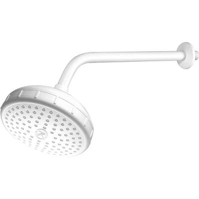 Ducha Fria Krona 750 com Braço Rosca 1-2 Área Externa Branca