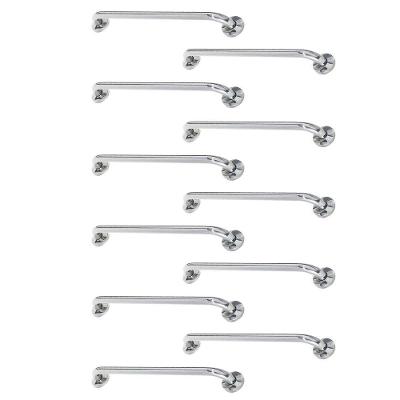 Kit 11 Barras de Apoio BSL3420 80cm Aço Inox Acessibilidade Leva Pra Casa