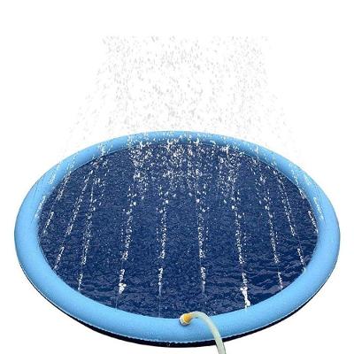 Piscina Tapete Infantil Inflável com Chafariz SU-CHAFA1 PVC Azul
