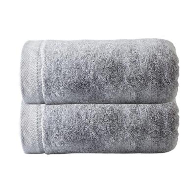 Kit 2 Toalhas de Rosto Star Cotton 48x90CM 430g-m2 Cinza Kacyumara