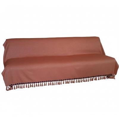 Manta Xale Sofá Gigante Jacquard Reversível 2 em 1 Terracota Nosso Lar Enxovais