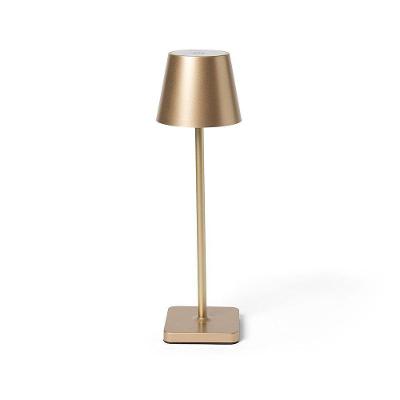 Luminária de Mesa Tátil Regulável 3 Modos Dourado Copa & Cia