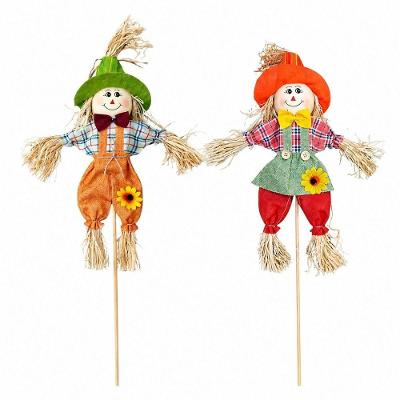 Kit 2 Espantalhos Palito Festa Junina Decoração 60cm Extra Festas