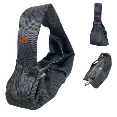 Bolsa de Transporte Pet Leva Pra Casa Sling BSL3907 Cães e Gatos Grafite
