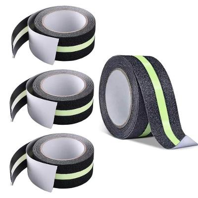 Kit 4 Fitas Antiderrapantes SU-NOSA1 Adesiva Refletiva 5M Preta Leva Pra Casa