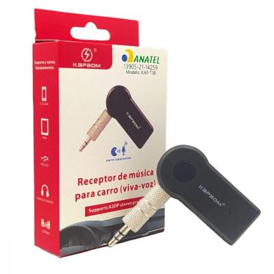 Receptor Bluetooth P2 Auxiliar para Som de Carro Viva-Voz Kapbom