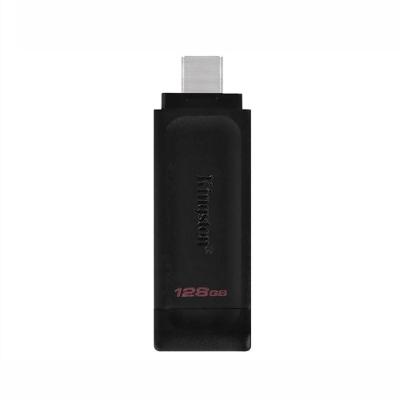 Pendrive Kingston DT70 128GB USB Type-C 3.2 Preto Kingston