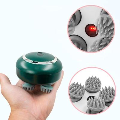 Massageador de Cabeça Elétrico Portátil USB Bivolt 3 Velocidades Verde