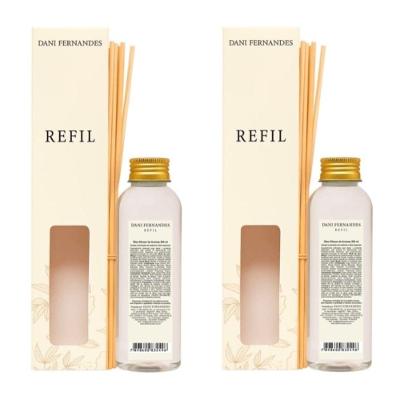 Kit 2 Refis de Difusor de Perfume 250ML Verbena e Limão Siciliano Dani Fernandes