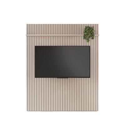 Painel para TV Riso 65 Polegadas 182cm MDP e MDF Off White JCM Movelaria