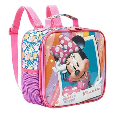 Lancheira Térmica Escolar Minnie 13214 Infantil Forro PEVA Xeryus