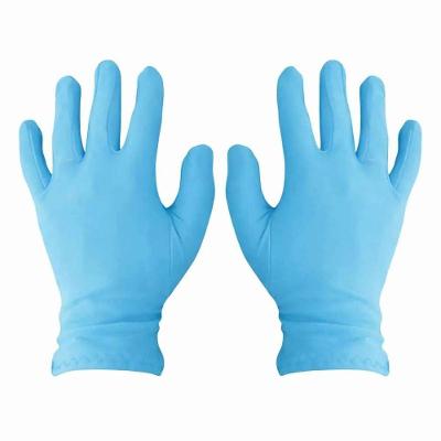 Luva Curta para Fantasias Helanca 20CM Azul Bebê Extra Festas