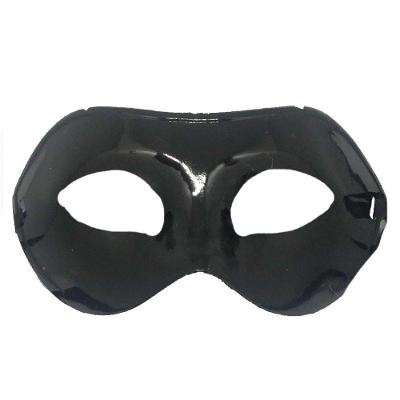 Máscara de Carnaval Don Juan Polipropileno 19cm Preta Extra Festas