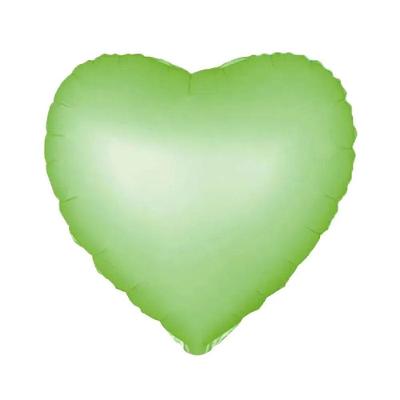 Balão Metalizado Coração Neon 18 Polegadas Verde Neon Extra Festas