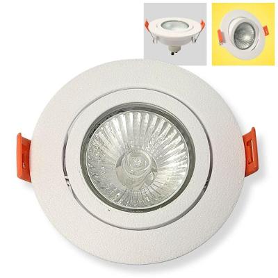 Spot de Embutir Churrasqueira GU10 PETG Até 75 graus C Foco Fixo Branco
